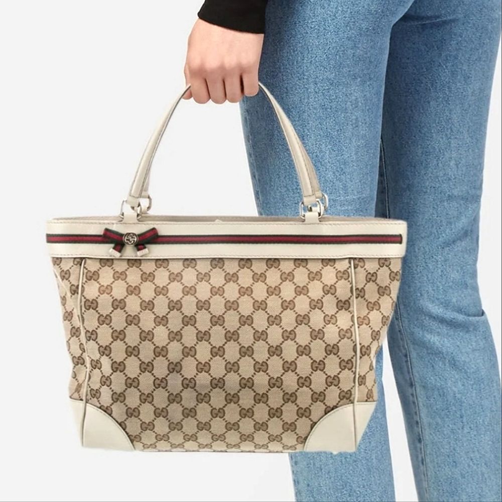 🍒AUTHENTIC🍒 GUCCI CANVAS TOTE BAG